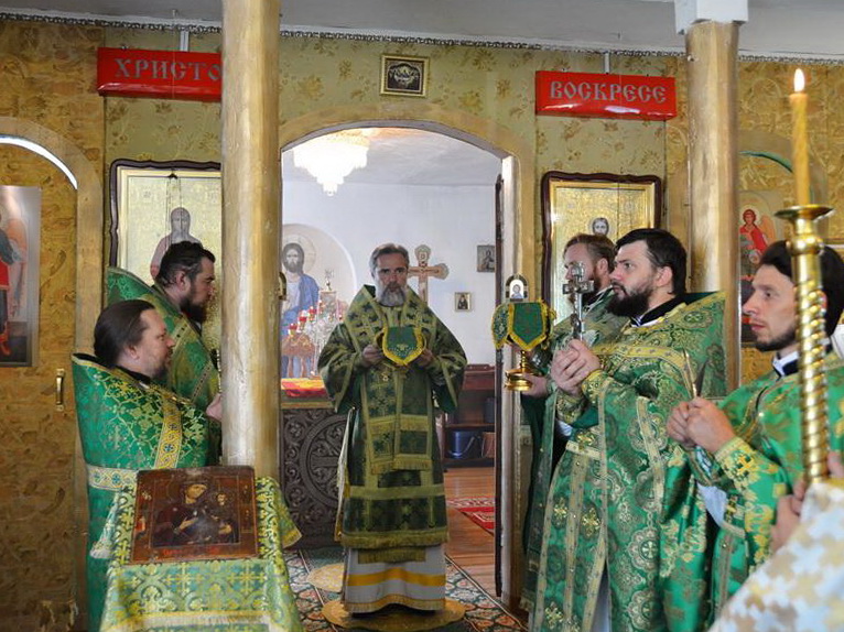 епископ Саянский и Нижнеудинский Алексий, в Лесогорске